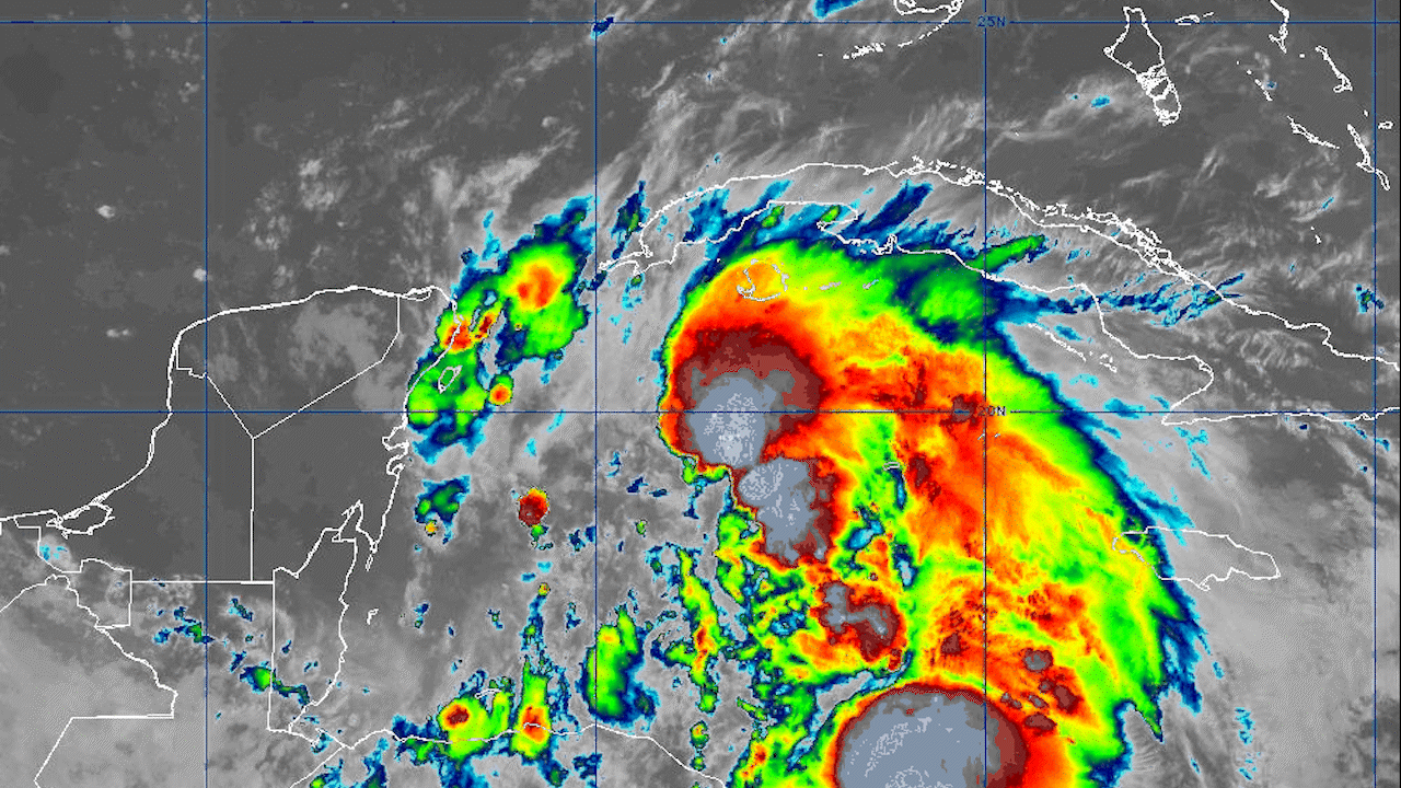 TS Helene forms in the Caribbean